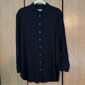 Boden 100% linen tunic blouse